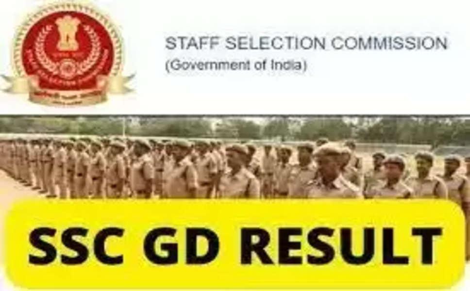 SSC GD Constable: कर्मचारी चयन आयोग ने जीडी कांस्टेबल भर्ती का रिजल्ट किया जारी, 92877 कैंडिडेट हुए सिलेक्ट