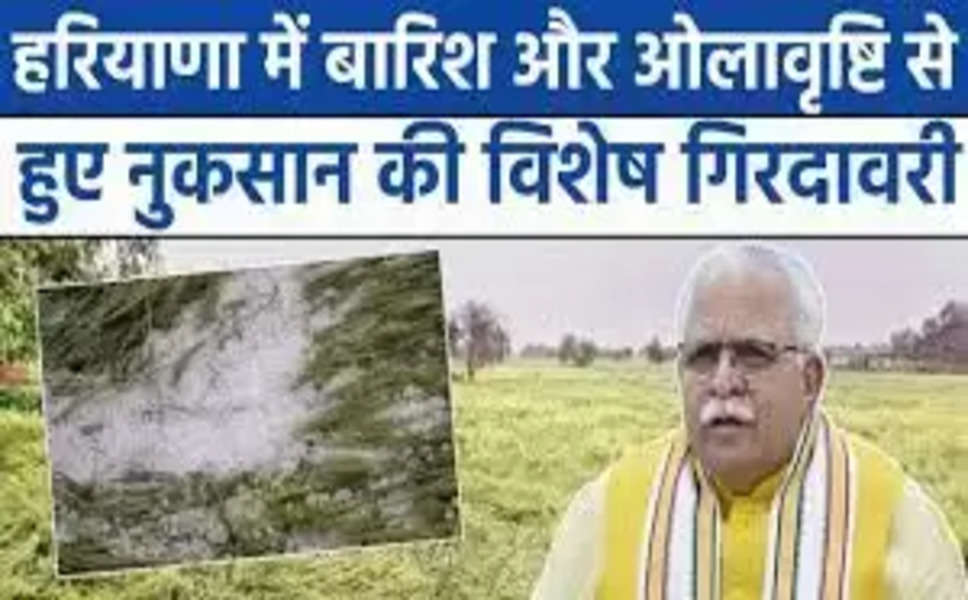 Haryana: बेमौसमी बारिश से खराब फसल की होगी स्पेशल गिरदावरी की घोषणा, सदन में गूंजा मुद्दा तो मुख्यमंत्री ने दिए आदेश