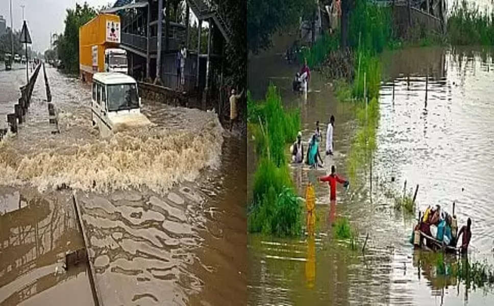 Delhi Flood LIVE: बाढ़ के पानी में फंसे कई वाहन, सामान छोड़कर नहीं जाना चाहते लोग; दौरे पर निकले